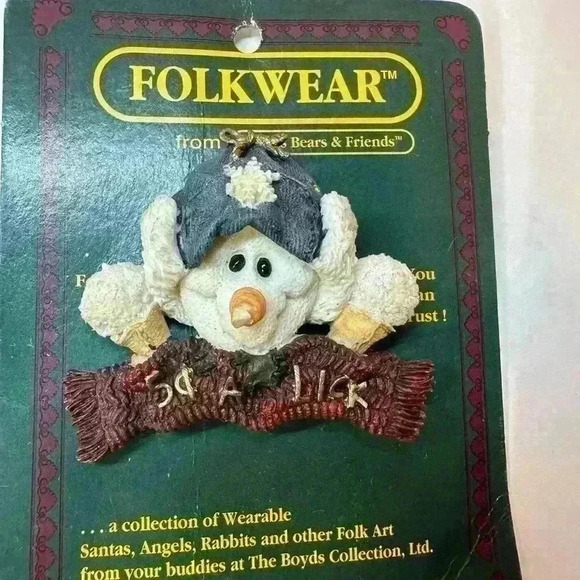 Vtg 1995 Boyds Bearwear & Folkwear  Brooch Lapel Pin - Lot Of 5 - Picture 4 of 12